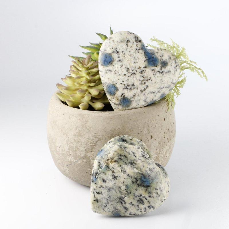 Natural K2 Jasper Heart 40 MM || Grounding, High Vibration || Pakistan-Nature's Treasures