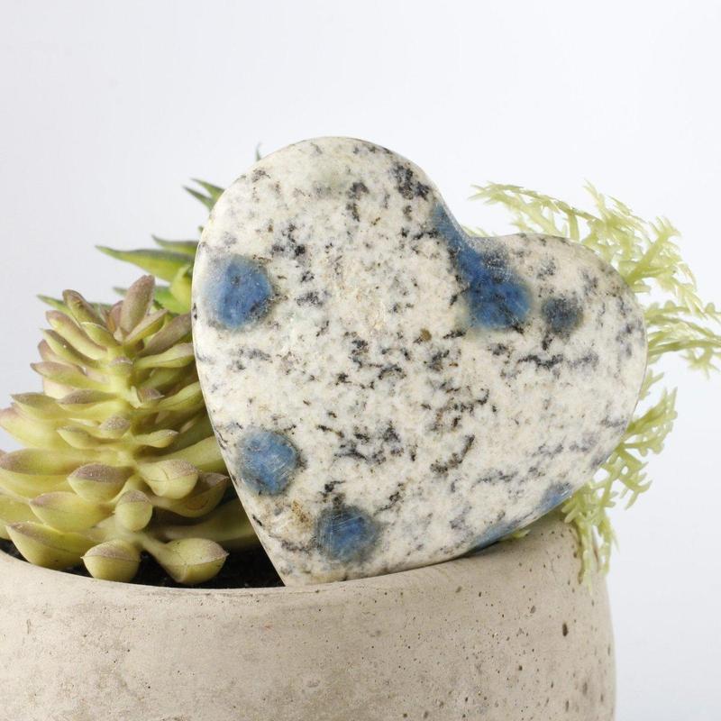 Natural K2 Jasper Heart 40 MM || Grounding, High Vibration || Pakistan-Nature's Treasures