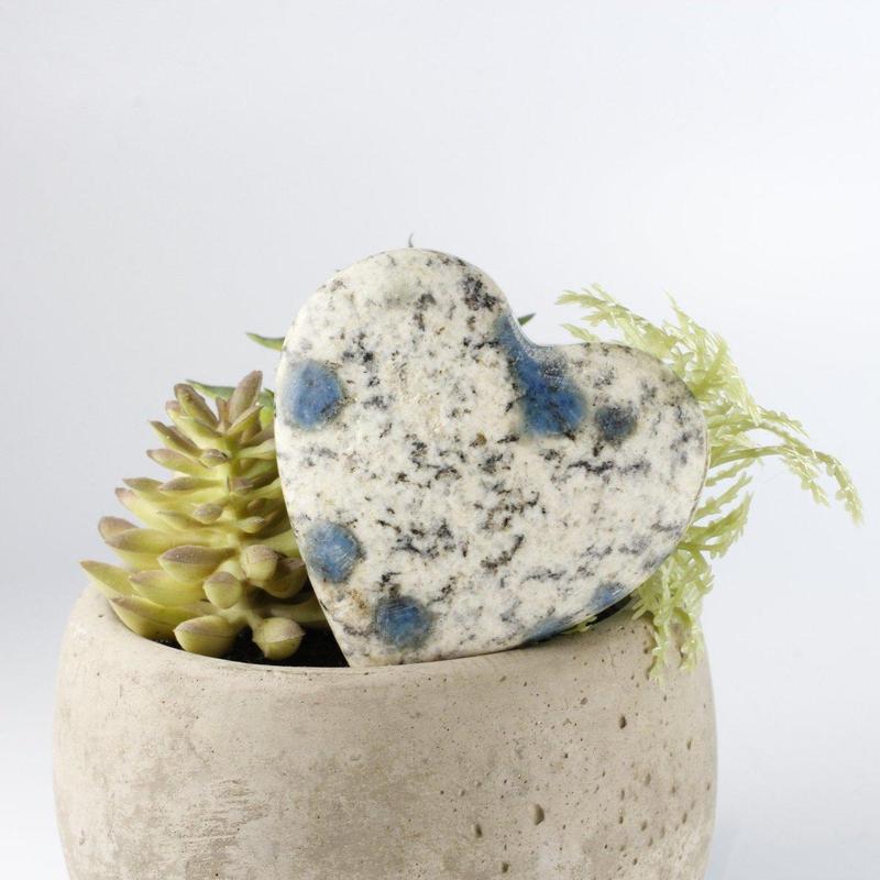 Natural K2 Jasper Heart 40 MM || Grounding, High Vibration || Pakistan-Nature's Treasures