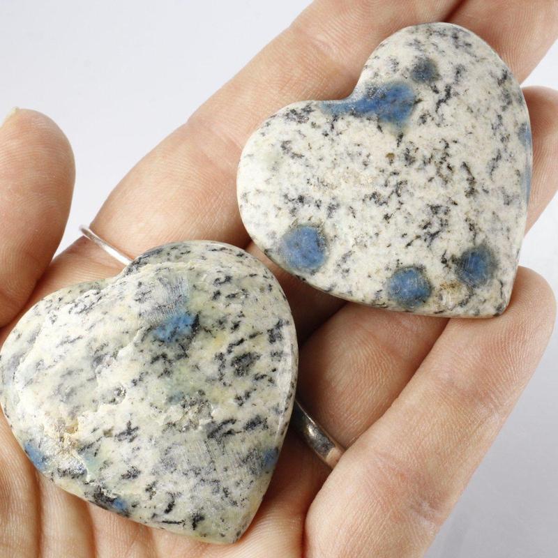 Natural K2 Jasper Heart 40 MM || Grounding, High Vibration || Pakistan-Nature's Treasures