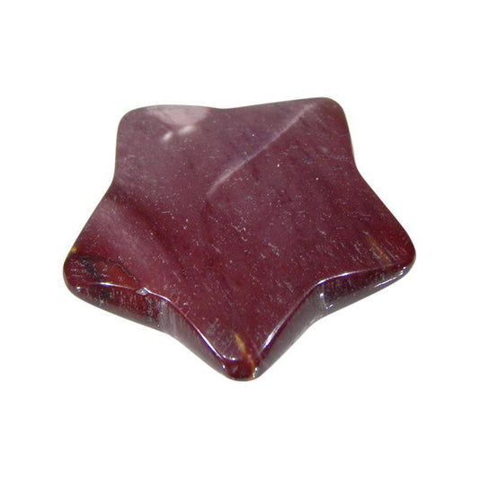 Natural Mookaite Jasper Star Carvings || Grounding, Awareness || Australia-Nature's Treasures