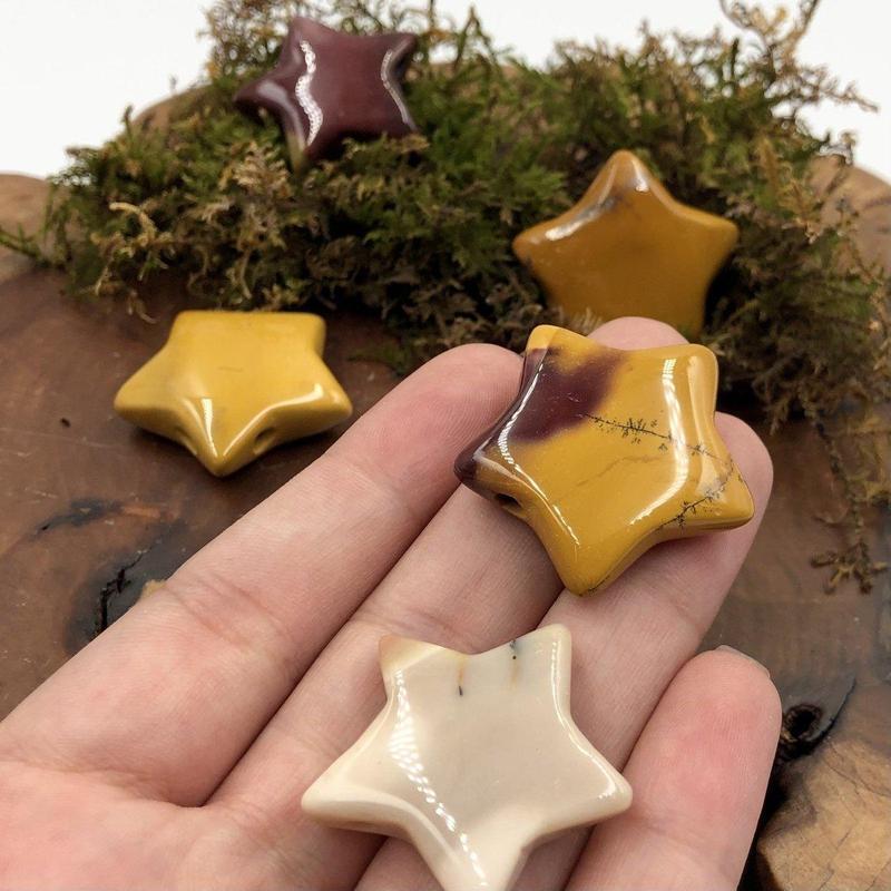 Natural Mookaite Jasper Star Pendant || Grounding, Awareness || Australia-Nature's Treasures