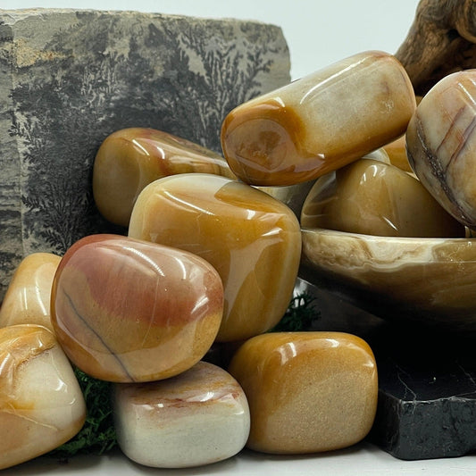 Natural Moonstone Tumble Stone || Large || Aura Cleansing || India-Nature's Treasures