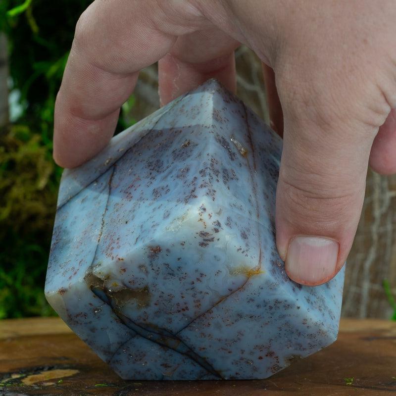 Natural Ocean Jasper Cube from Madagascar | Crystal Décor-Nature's Treasures