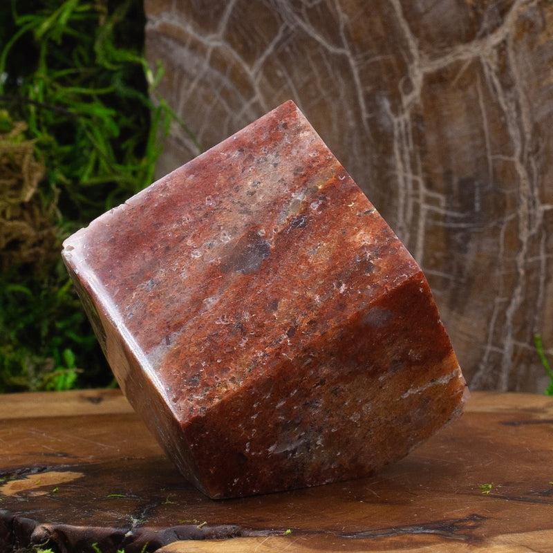 Natural Ocean Jasper Cube from Madagascar | Crystal Décor-Nature's Treasures