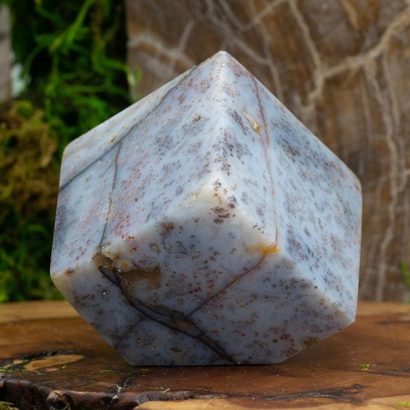 Natural Ocean Jasper Cube from Madagascar | Crystal Décor-Nature's Treasures