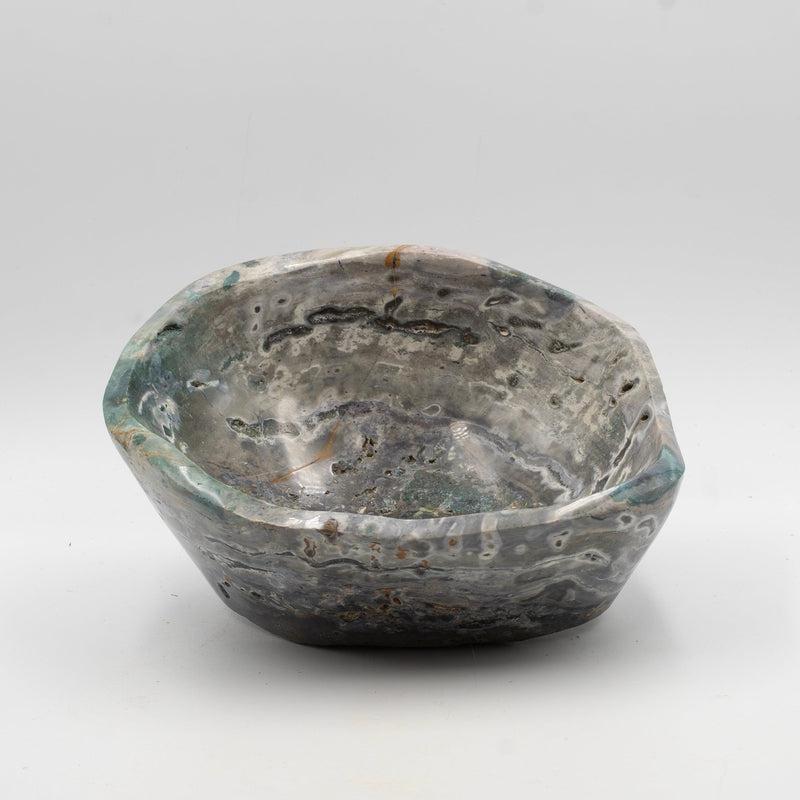 Natural Ocean Jasper Round Bowls || Jumbo || Purification, Spiritual Awakening || Madagascar-Nature's Treasures