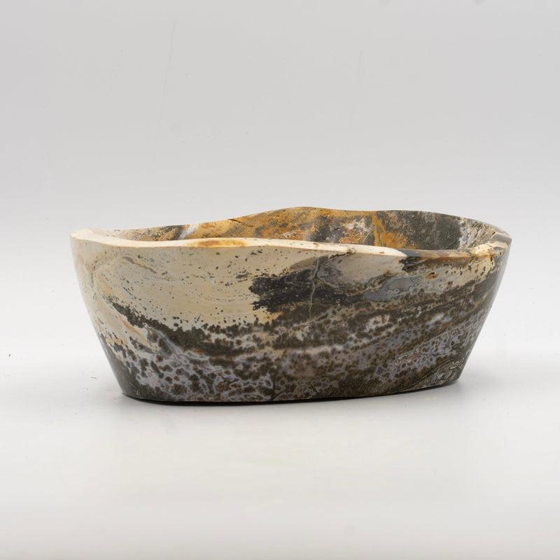 Natural Ocean Jasper Round Bowls || Jumbo || Purification, Spiritual Awakening || Madagascar-Nature's Treasures