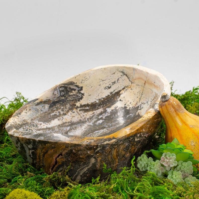 Natural Ocean Jasper Round Bowls || Jumbo || Purification, Spiritual Awakening || Madagascar-Nature's Treasures