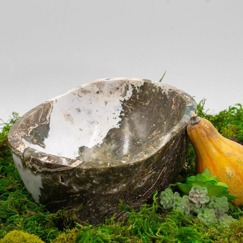Natural Ocean Jasper Round Bowls || Jumbo || Purification, Spiritual Awakening || Madagascar-Nature's Treasures