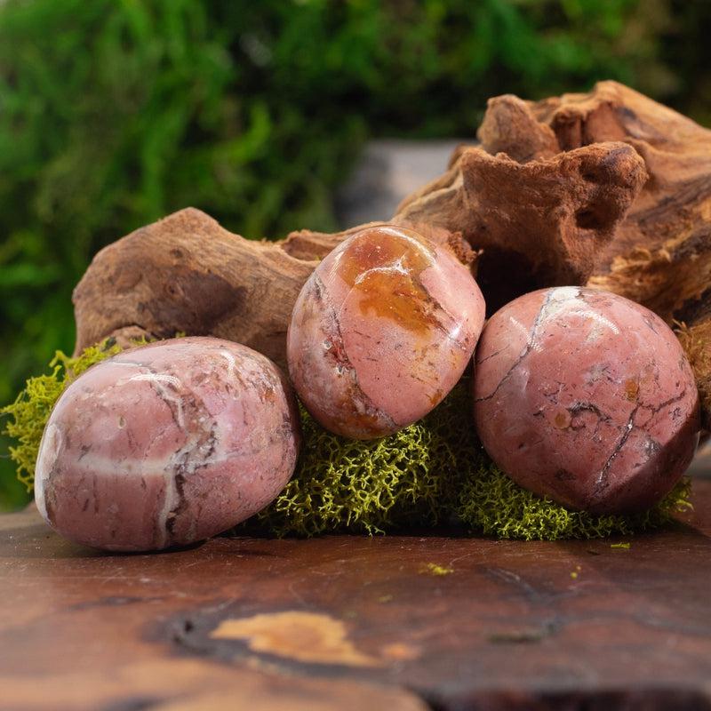 Natural Pink Jasper Tumble Stone || Heart Chakra, Healing Old Patterns, Higher Guidance || Indonesia-Nature's Treasures