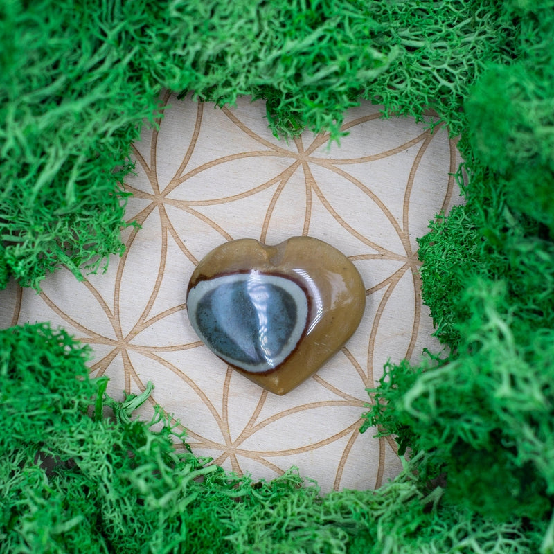 Natural Polychrome Jasper Pocket Hearts || Grounding, Joy, Balancing Stone || Madagascar-Nature's Treasures