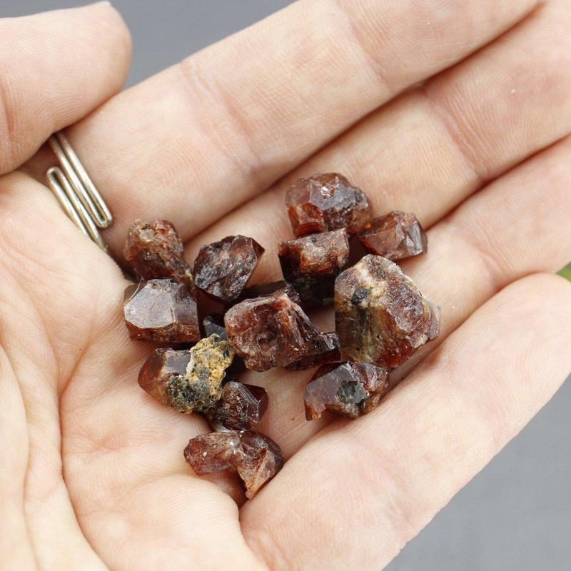 Natural Raw Red Zircon Specimens || 20 Gram Pack || Enlightenment, Mental Healing || Skerdo, Pakistan-Nature's Treasures