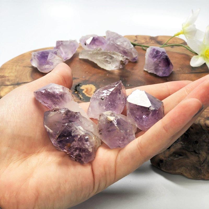 Natural Rough Amethyst Point - Large