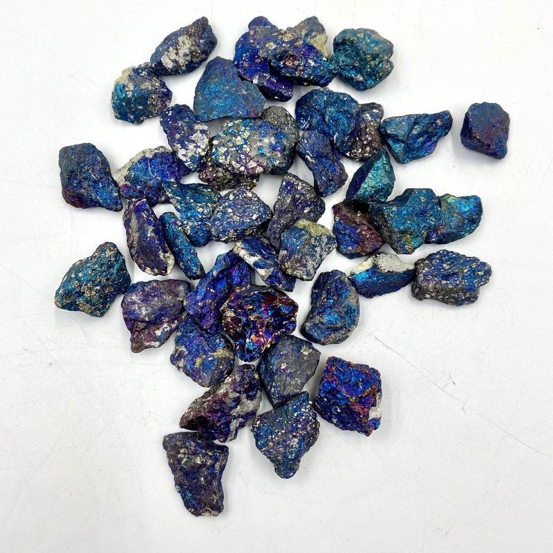 Natural Rough Peacock Ore Chalcopyrite Bulk || Spain-Nature's Treasures