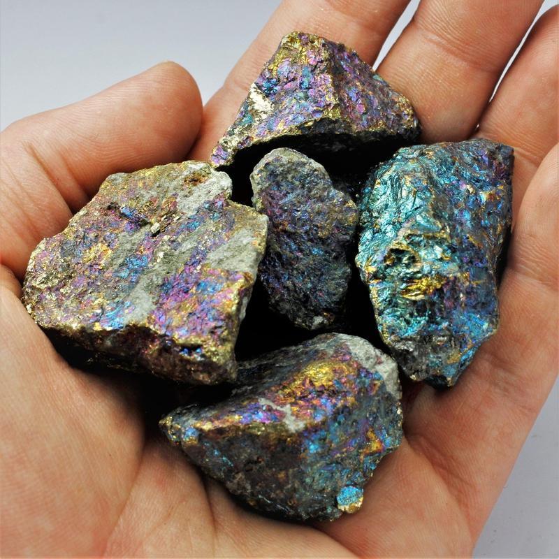 Natural Rough Peacock Ore Chalcopyrite Single Chunk || Spain-Nature's Treasures