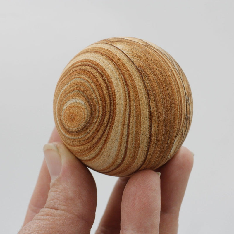 Natural Sandstone Sphere's || 55 MM-Nature's Treasures