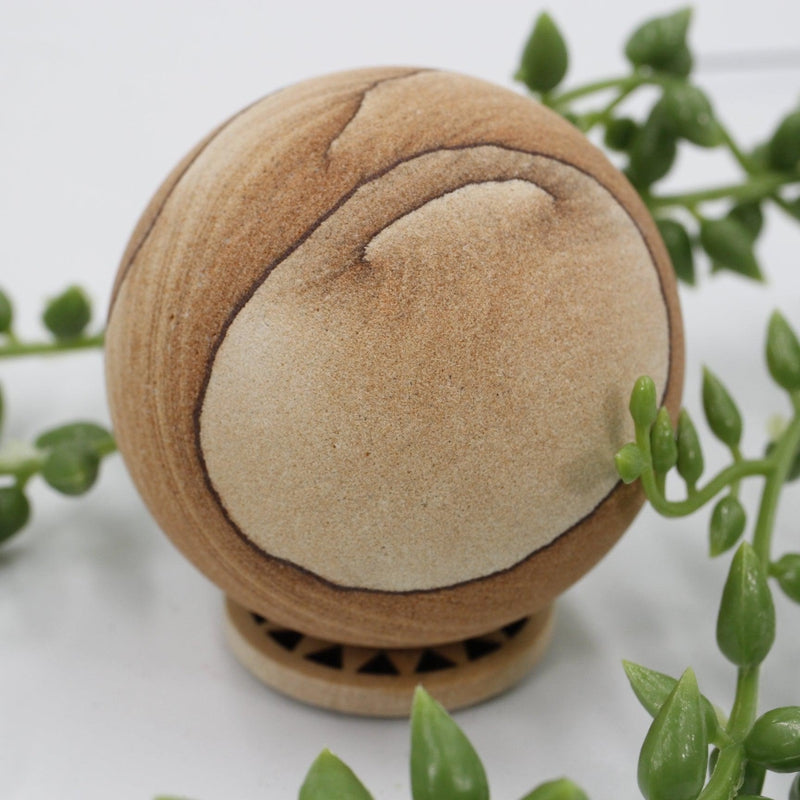 Natural Sandstone Sphere's || 55 MM-Nature's Treasures