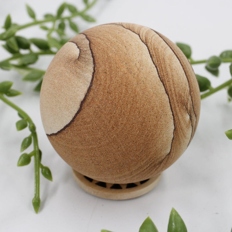 Natural Sandstone Sphere's || 55 MM-Nature's Treasures