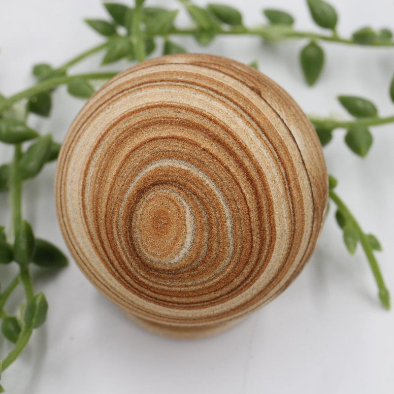 Natural Sandstone Sphere's || 55 MM-Nature's Treasures