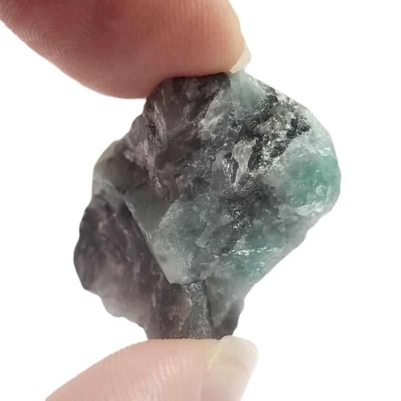 Naturally Formed Emerald on Matrix Rough || Mini-Nature's Treasures
