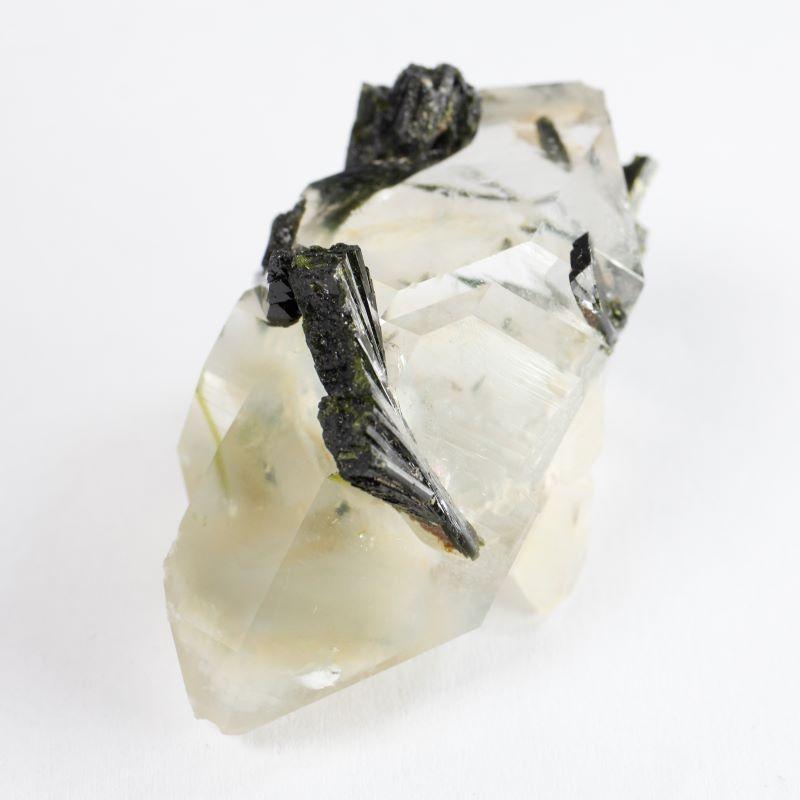 Naturally Formed Epidote In Quartz Cluster-Nature's Treasures