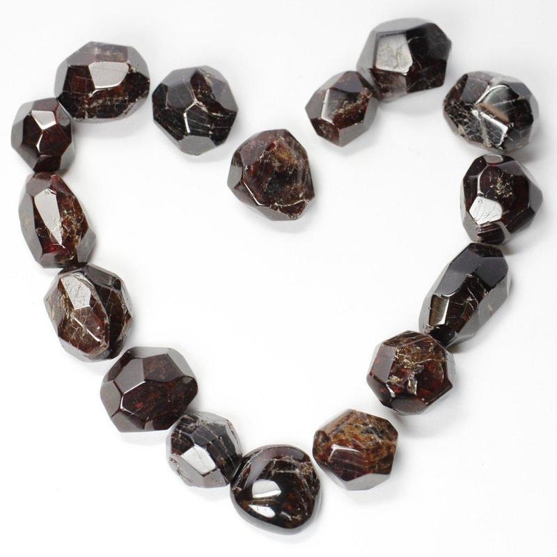 Naturally Formed Polished Faceted Garnet-Nature's Treasures