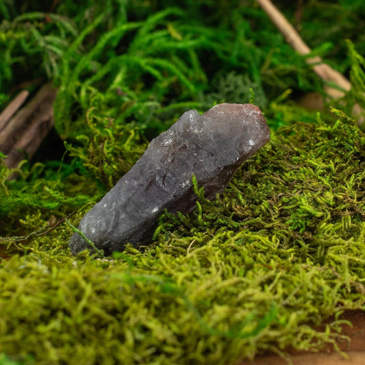 Naturally Formed Red Capped Amethyst Raw Point || Protection, Psychic Enhancement, Grounding-Nature's Treasures