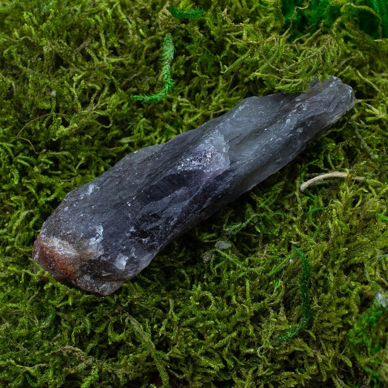 Naturally Formed Red Capped Amethyst Raw Point || Protection, Psychic Enhancement, Grounding-Nature's Treasures
