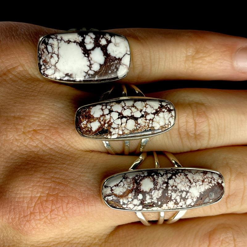 Open Freedom Wild Horse Magnesite Ring || .925 Sterling Silver || Arizona-Nature's Treasures