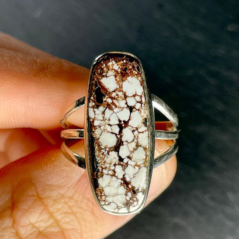 Open Freedom Wild Horse Magnesite Ring || .925 Sterling Silver || Arizona-Nature's Treasures