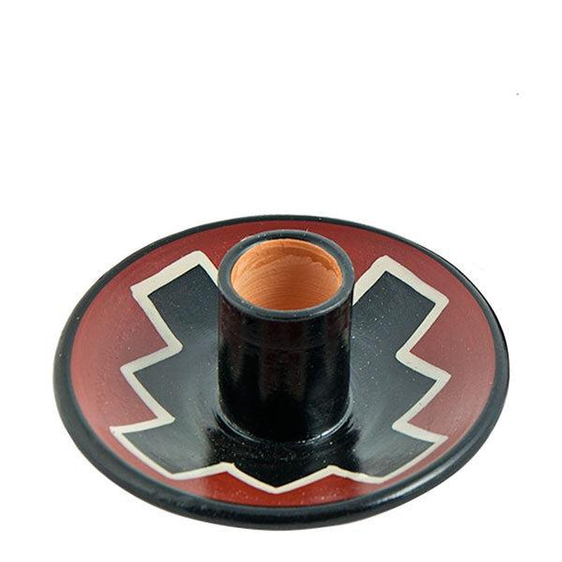 Peruvian Inca Art Ceramic Incense Burner - 4"-Nature's Treasures