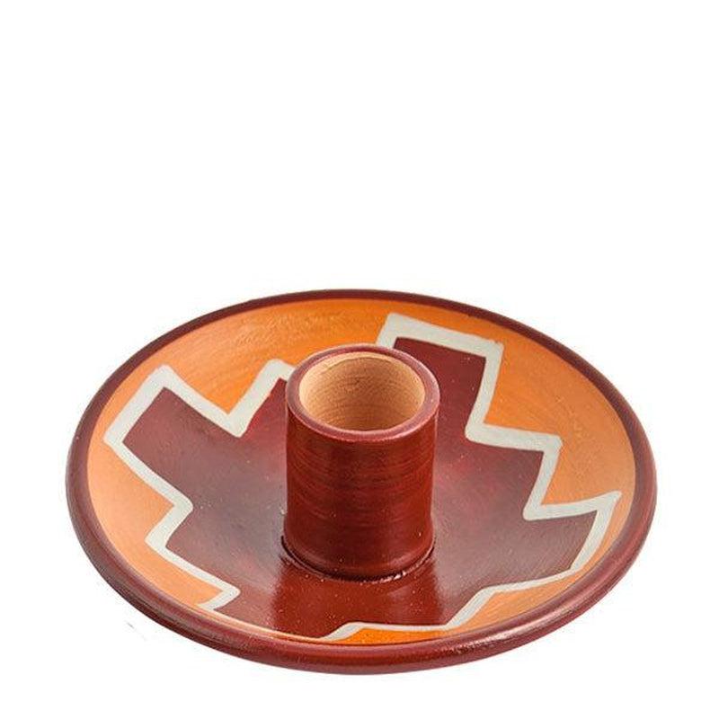 Peruvian Inca Art Ceramic Incense Burner - 4"-Nature's Treasures