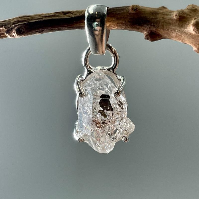 Petroleum Quartz Pendant | .925 Sterling Silver-Nature's Treasures