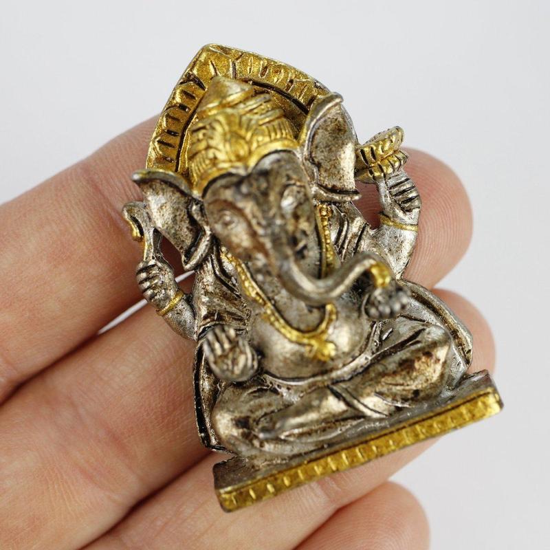 Pewter Ganesh Statue-Nature's Treasures