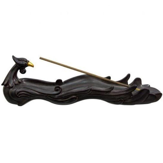 Phoenix Totem Ceramic Incense Holder || Rebirth, Grace, Resurrection-Nature's Treasures