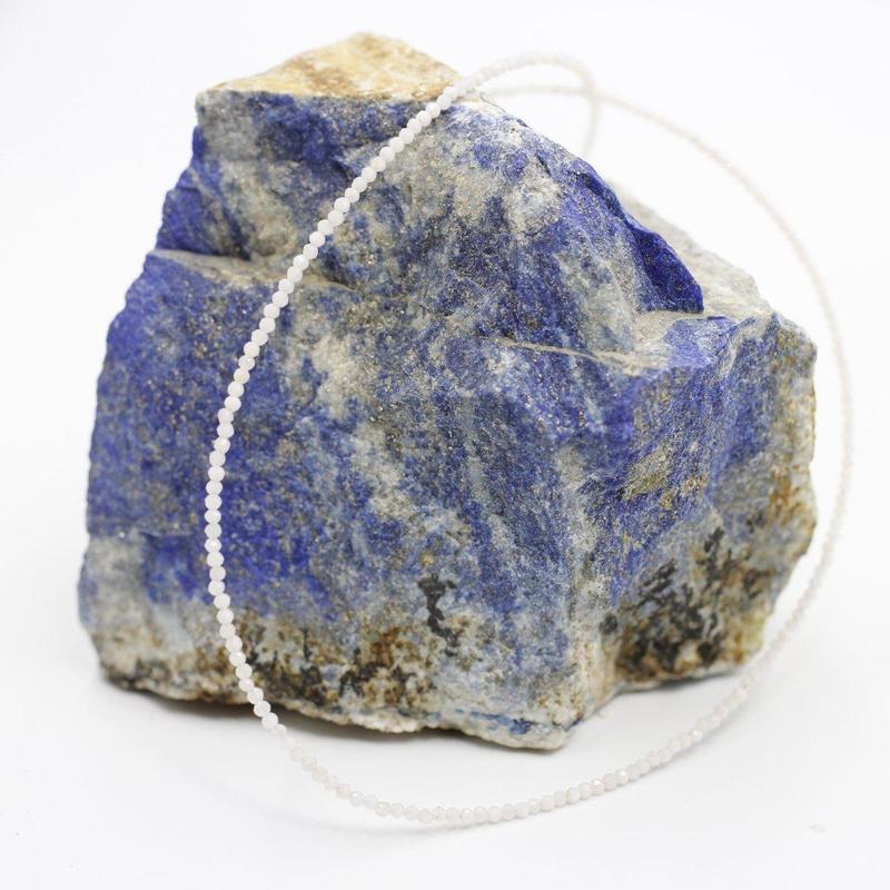 Pink Opal Dainty Faceted Necklace || .925 Sterling Silver-Nature's Treasures