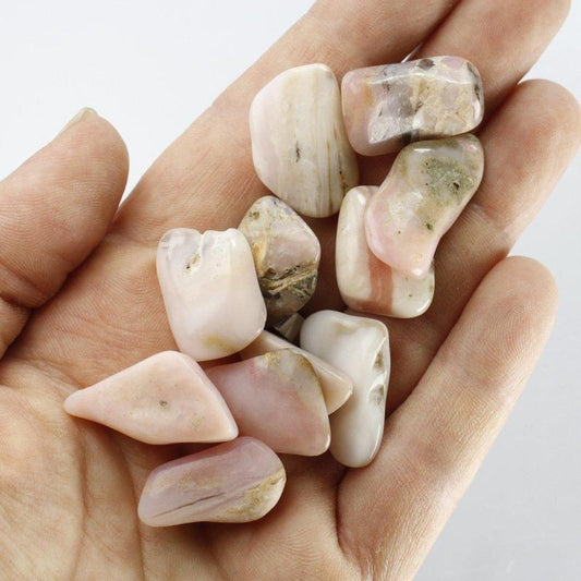 Pink Opal Tumble Stone Grade "A"-Nature's Treasures