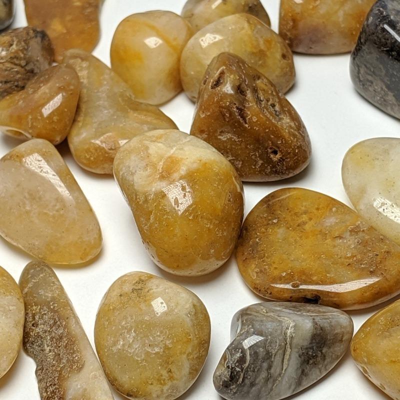 Polished Azeztulite Tumbled Stones || Ascension & Spiritual Awakening || USA-Nature's Treasures