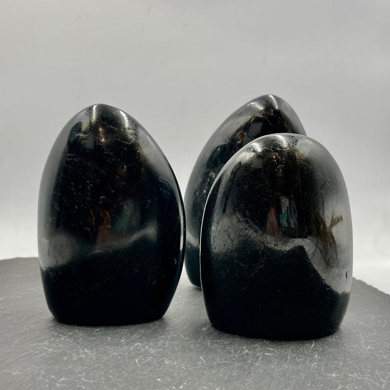 Polished Black Tourmaline Free Form || Clearing Negative Energy-Nature's Treasures
