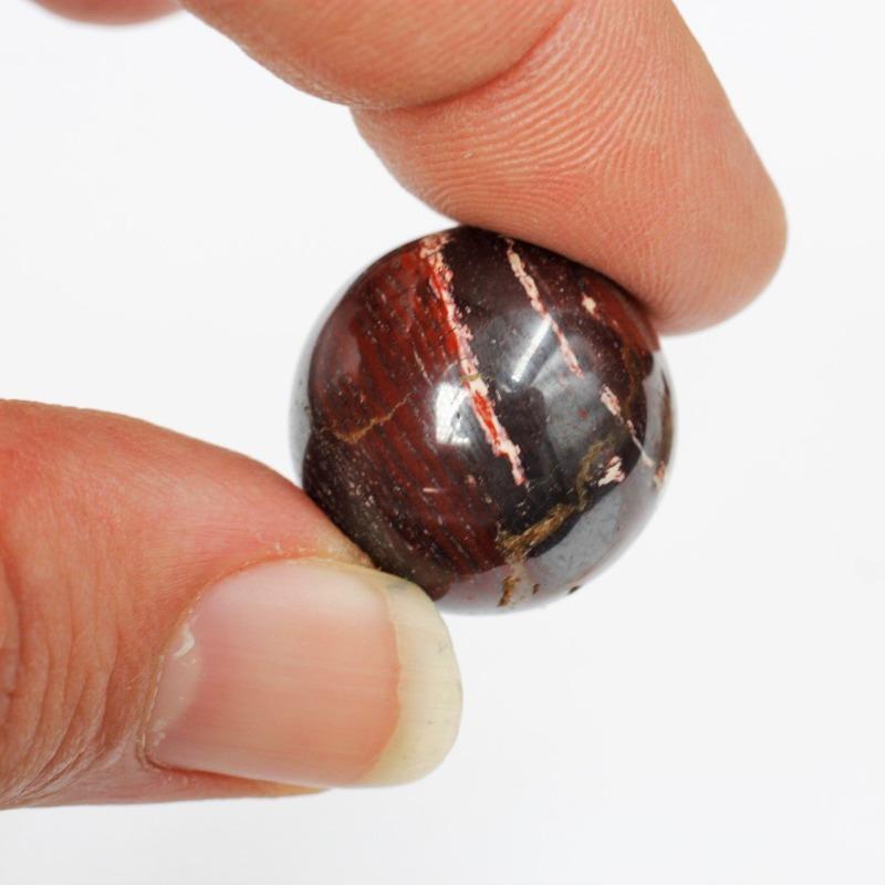 Polished Brecciated Red Jasper Mini Sphere's || Brazil-Nature's Treasures