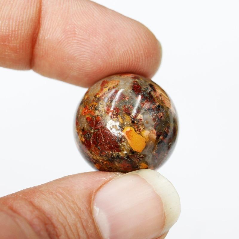 Polished Brecciated Red Jasper Mini Sphere's || Brazil-Nature's Treasures