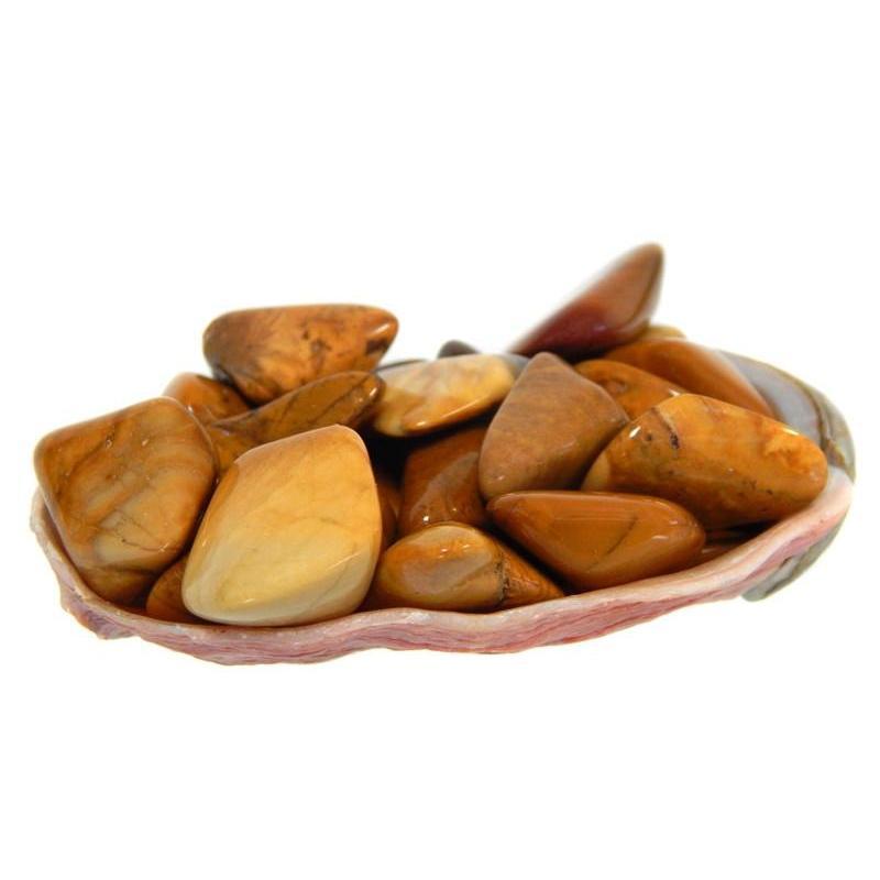 Polished Caramel Jasper Tumble Stone Medium || Protection, Increased Energy & Balance || India-Nature's Treasures