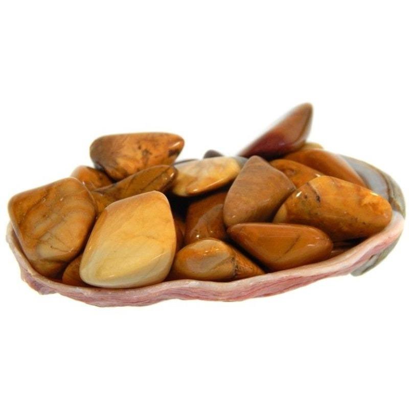 Polished Caramel Jasper Tumble Stone Small || Protection, Increased Energy & Balance || India-Nature's Treasures