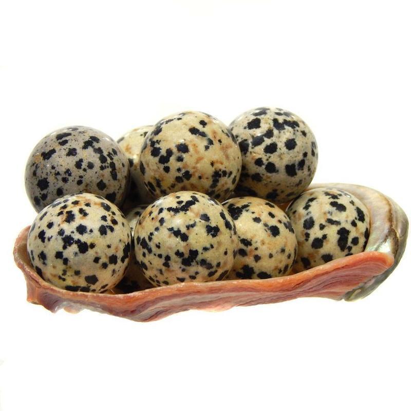 Polished Dalmatian Jasper Mini Sphere's || China-Nature's Treasures