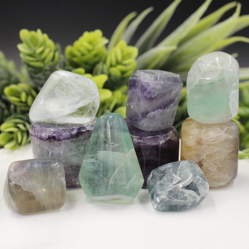 Polished Fluorite Tumble Stone || Mental Clarity, Psychic Cleanser, Decision Making || India-Nature's Treasures