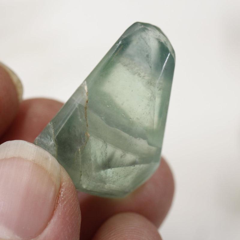 Polished Fluorite Tumble Stone || Mental Clarity, Psychic Cleanser, Decision Making || India-Nature's Treasures