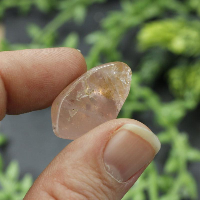 Polished Grade "A" Rose Quartz Tumble Stone || Emotional Healing, Comfort, Forgiveness || Madagascar-Nature's Treasures