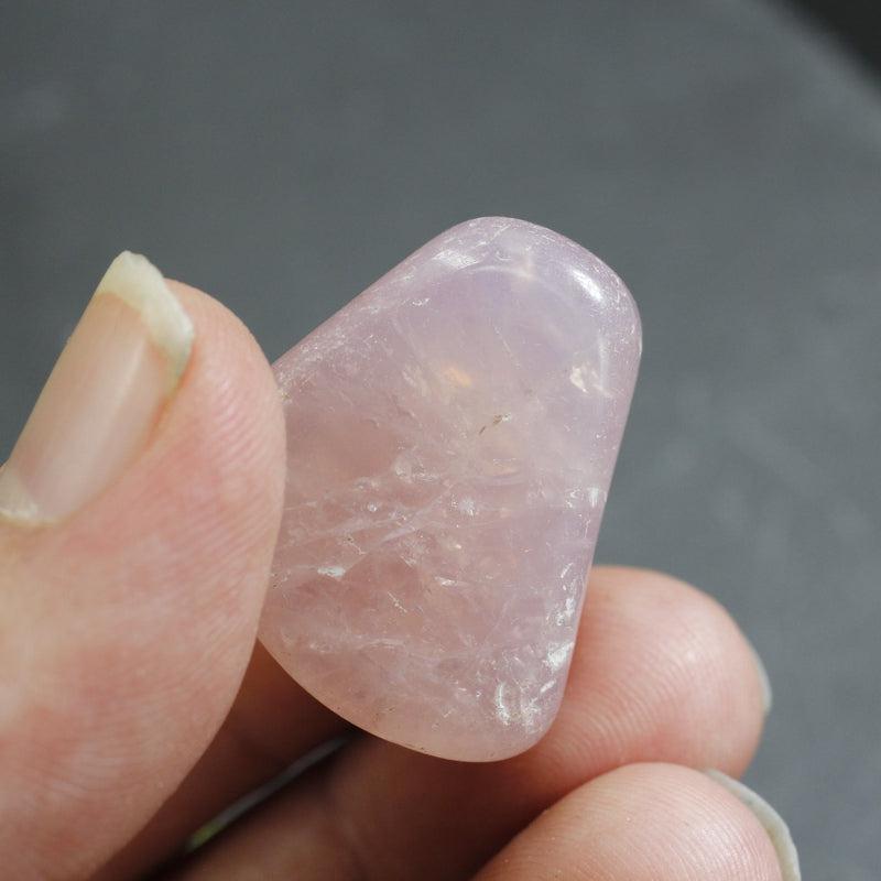 Polished Grade "A" Rose Quartz Tumble Stone || Emotional Healing, Comfort, Forgiveness || Madagascar-Nature's Treasures