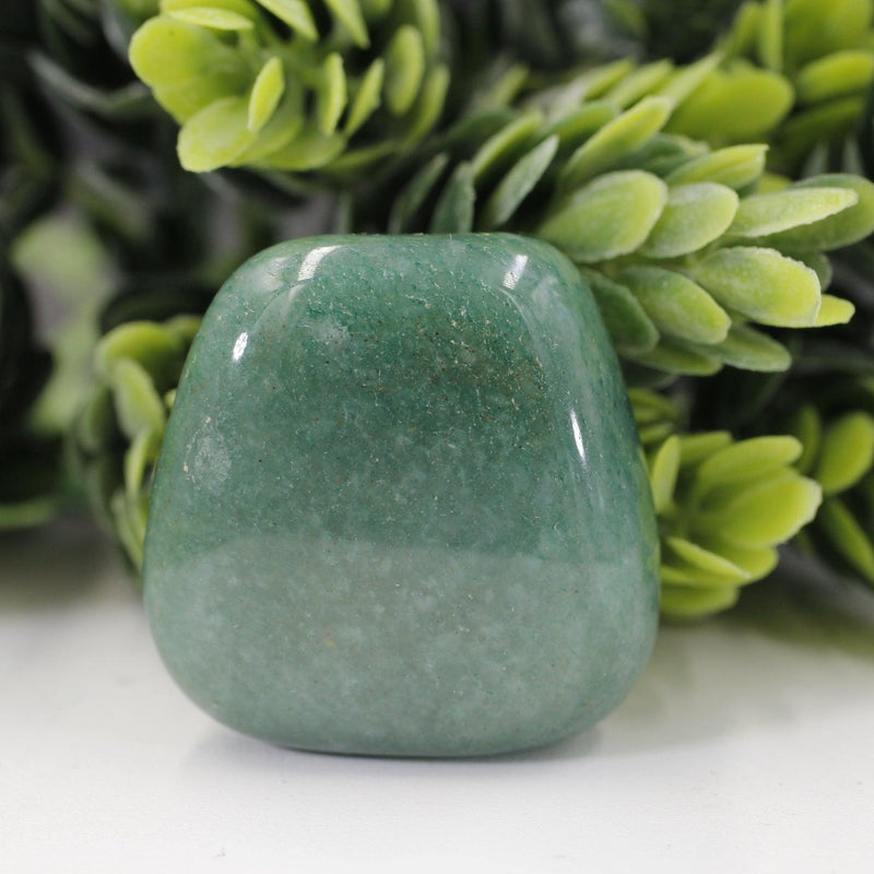 Polished Green Aventurine Tumble Stone || Abundance, Heart Chakra, Confidence || Brazil-Nature's Treasures